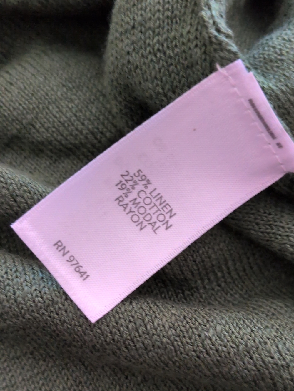 J. Jill Linen Blend Top | Forest Green | Medium | Lightweight - Picture 3 of 4